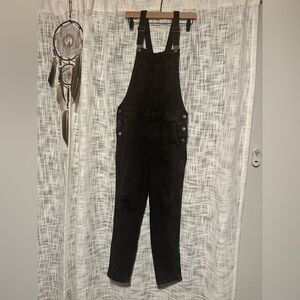 Old Navy Black Denim Overalls